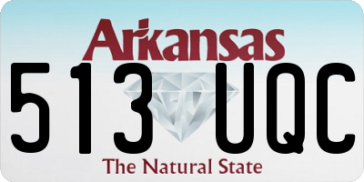 AR license plate 513UQC