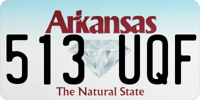 AR license plate 513UQF