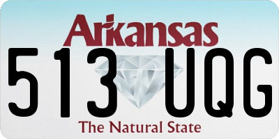 AR license plate 513UQG