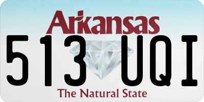 AR license plate 513UQI