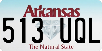 AR license plate 513UQL
