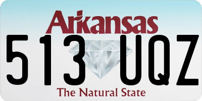 AR license plate 513UQZ