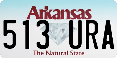 AR license plate 513URA