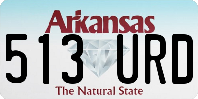 AR license plate 513URD