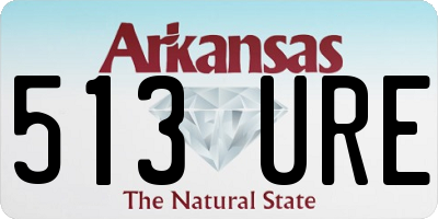 AR license plate 513URE