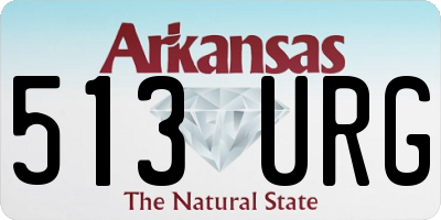 AR license plate 513URG