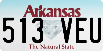 AR license plate 513VEU