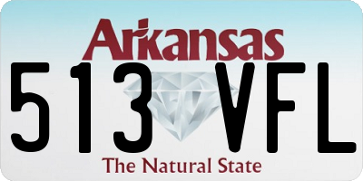 AR license plate 513VFL