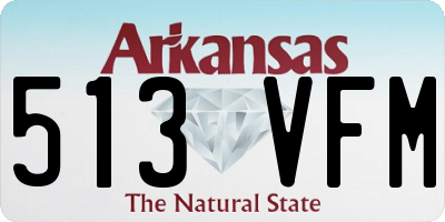 AR license plate 513VFM