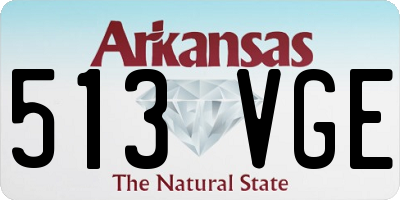 AR license plate 513VGE