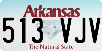 AR license plate 513VJV