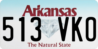 AR license plate 513VKO