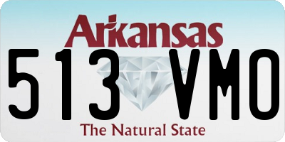 AR license plate 513VMO