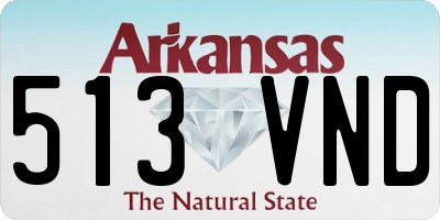 AR license plate 513VND