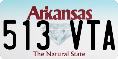 AR license plate 513VTA