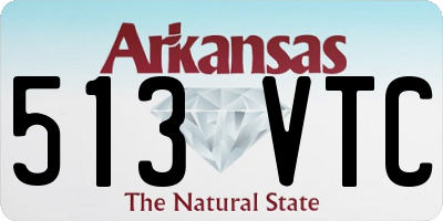 AR license plate 513VTC