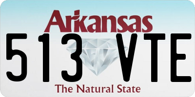 AR license plate 513VTE