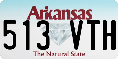 AR license plate 513VTH