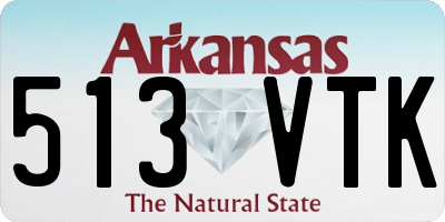 AR license plate 513VTK