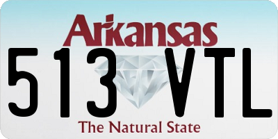 AR license plate 513VTL