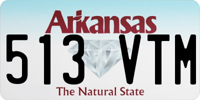 AR license plate 513VTM