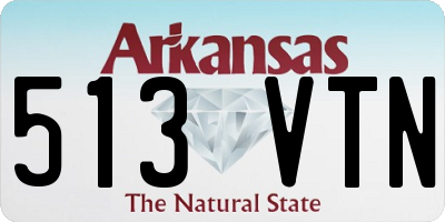 AR license plate 513VTN
