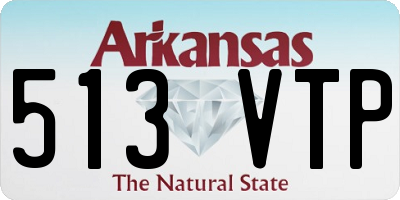 AR license plate 513VTP