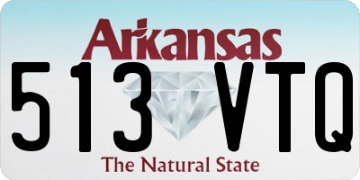 AR license plate 513VTQ