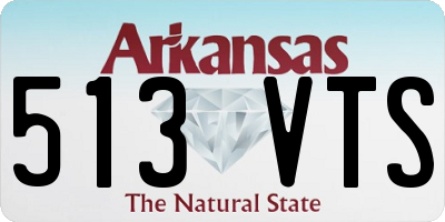 AR license plate 513VTS