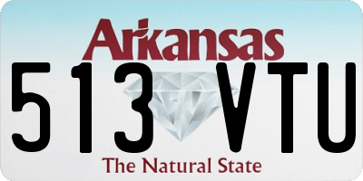 AR license plate 513VTU