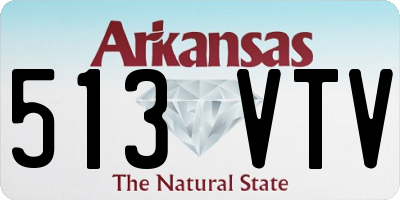 AR license plate 513VTV