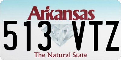 AR license plate 513VTZ