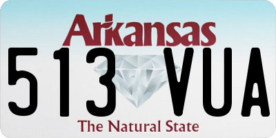 AR license plate 513VUA