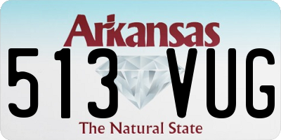 AR license plate 513VUG