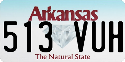 AR license plate 513VUH
