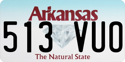 AR license plate 513VUO