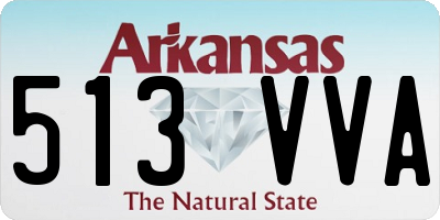 AR license plate 513VVA