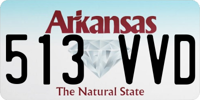 AR license plate 513VVD