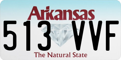 AR license plate 513VVF