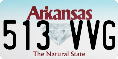 AR license plate 513VVG