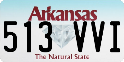 AR license plate 513VVI