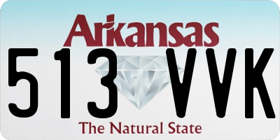 AR license plate 513VVK