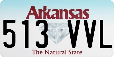 AR license plate 513VVL