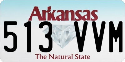 AR license plate 513VVM