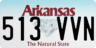AR license plate 513VVN