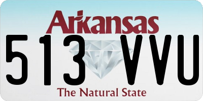 AR license plate 513VVU