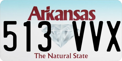 AR license plate 513VVX