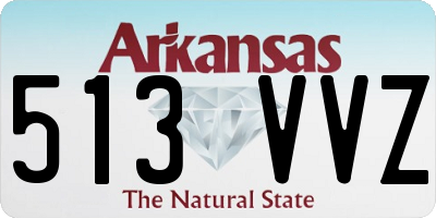 AR license plate 513VVZ