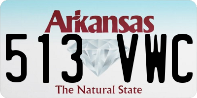 AR license plate 513VWC