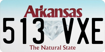 AR license plate 513VXE